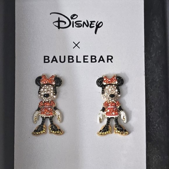 Brand New Disney x Baublebar Minnie Mouse Earrings - Picture 4 of 4